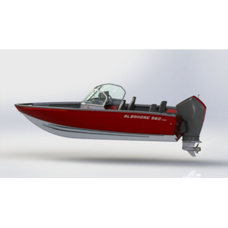 Катер-лодка алюминиевая ALBAKORE 560 Fish